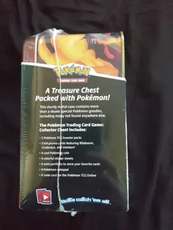 Pokemon TCG: 2020 Fall Charizard Collectors Treasure Chest Lunch Box FACT SEALED - Image 3