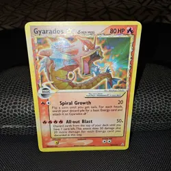 Pokemon Gyarados Gold Star EX Holon Phantoms Holo Rare #102 LP English 2006 - Image 1