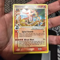 Pokemon Gyarados Gold Star EX Holon Phantoms Holo Rare #102 LP English 2006 - Image 3