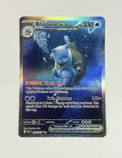 Pokemon 151 Blastoise EX 200/165 SIR Special Illustration Rare NM - Image 1