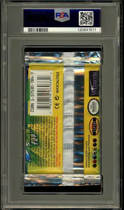 Pokemon 1999 Vintage WOTC Base Set Venusaur Sealed Booster Pack PSA 9 - Image 2