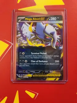 Mega Absol ex Holo 086/132 Pokemon ME01: Mega Evolutions NM/M - Image 1