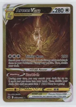 Full Art - Arceus VSTAR (Secret) Pokemon Crown Zenith Galarian Gallery #GG70 - Image 1