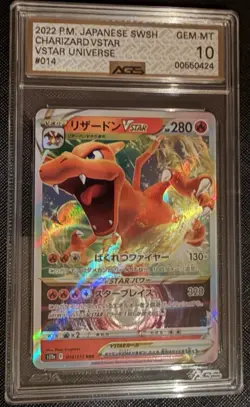 Charizard VSTAR Universe Holo AGS GEM MINT 10 014/172 2022 Pokemon Japanese SWSH - Image 1