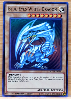 Yugioh: Blue-Eyes White Dragon (Ultra Rare) Limited edition CT13-EN008 - Image 1