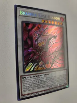 Bramble Rose Dragon DOOD-EN039 Secret Rare Yugioh 1st Edition Doom of Dimensions - Image 2