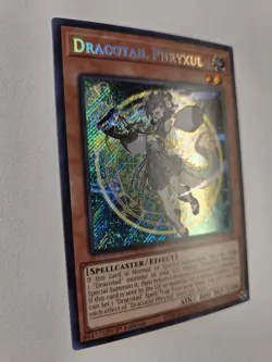 Dracotail Phryxul DOOD-EN023 Secret Rare Yugioh 1st Edition Doom of Dimensions - Image 2