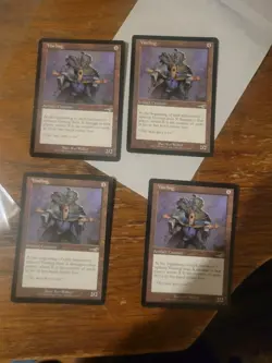 4x Viseling Nemesis Rare MTG Magic The Gathering Card Vintage Artifact Playset - Image 1