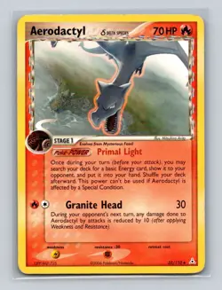 Aerodactyl 35/110 Uncommon Holon Phantoms Pokemon Card Delta Species - Image 1