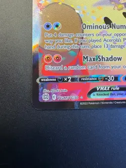 Mimikyu VMax TG17/TG 30 Brilliant Stars Pokemon Card - Image 5