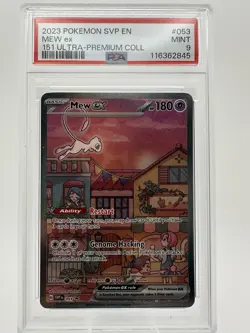 Pokemon Mew ex 053 Sv: Scarlet & Violet Promo PSA 9 Holo English Card - Image 2