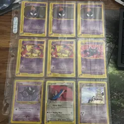 Set Of 9 Vintage Pokemon Cards/Slowking, Dragonair, Haunter - Image 1