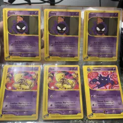 Set Of 9 Vintage Pokemon Cards/Slowking, Dragonair, Haunter - Image 3