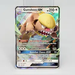 Gumshoos GX 110/149 Sun & Moon Base Ultra Rare Pokemon Card MP - Image 1