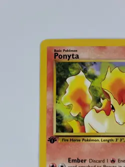 Pokemon Card 1st Edition Ponyta 64/82 Team Rocket Regular US - Image 2