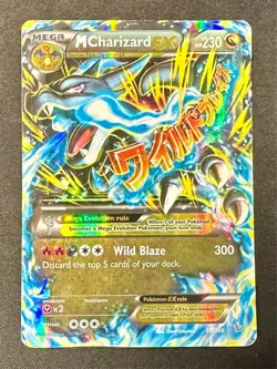 M Charizard EX 69/106 2014 XY Flashfire Set Pokemon Card TCG Ultra Rare Holo Hp - Image 1