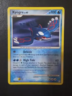 Pokemon TCG Kyogre Non Holo Rare Card 32/146 Legends Awaken 2008 - Image 1