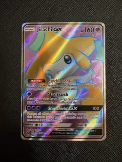 Pokemon Jirachi GX TCG Full Art Unified Minds Promo Card 79a/236 NM Condition - Image 1