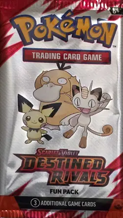Destined Rivals 3 Card Fun Pack RARE Sealed Product - Image 1