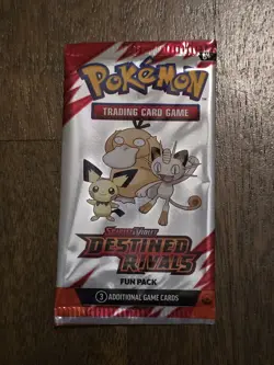 Destined Rivals 3 Card Fun Pack RARE Sealed Product - Image 2