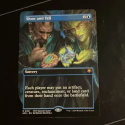 Wizards Show and Tell Sorcery Battlebond Rare Blue Magic: The Gathering 97 - Image 1