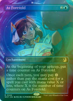 1x FOIL As Foretold Wilds of Eldraine: Enchanting Tales NM MTG - Image 1