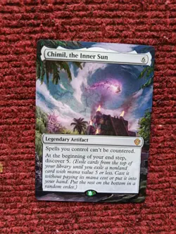 Chimil the Inner Sun MTG Lorwyn Eclipsed Commander Hand Painted Full Altered Art - Image 2