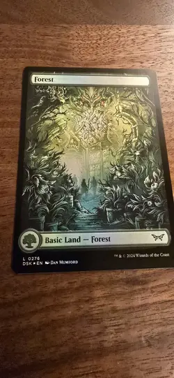 Forest (0276) - Full Art Duskmourn: House of Horror Foil - Image 1