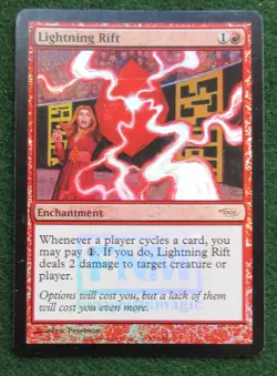 Lightning Rift foil FNM promo - NM - Image 1