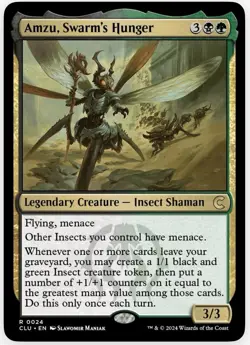 Amzu, Swarm’s Hunger | MTG CLU #24 | Rare | NM | Commander | Qty Available - Image 1