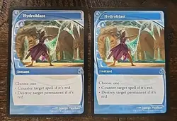 (2×) MTG -Hydroblast 165 Future Sight Frame Mystery Booster 2- Light & Dark Ink - Image 1