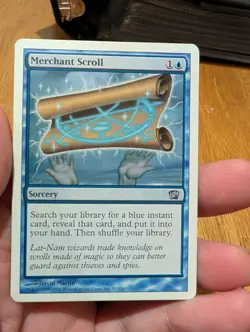 Magic: The Gathering Merchant Scroll Uncommon 8th Edition Sorcery Blue Regular … - Image 1