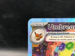 Pokemon Umbreon ex 161/131 Sv: Prismatic Evolutions Full Art Holo SIR 2025 - Image 2