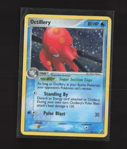 2005 Octillery Holo Rare 10/115 ex Unseen Forces 2005 LP+ Pokemon Card - Image 1