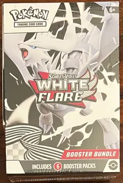 Brand New Scarlet & Violet White Flare Booster Bundle 6-Pack Sealed Pokemon TCG - Image 1