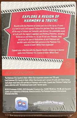 Brand New Scarlet & Violet White Flare Booster Bundle 6-Pack Sealed Pokemon TCG - Image 2