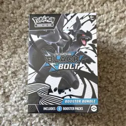 Pokemon TCG Scarlet & Violet Black Bolt Booster Bundle Box Zekrom Meloetta - Image 1