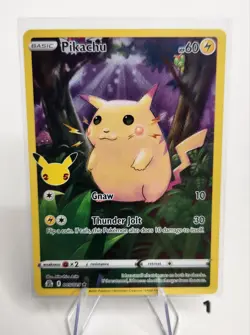 Pokemon TCG: Pikachu 005/025 Celebrations Holo 25th Anniversary - LP - Image 1