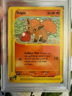 2003 Pokemon - Vulpix Non-Holo - Aquapolis 116/147 - E Series - PSA 9 MINT! WOTC - Image 3
