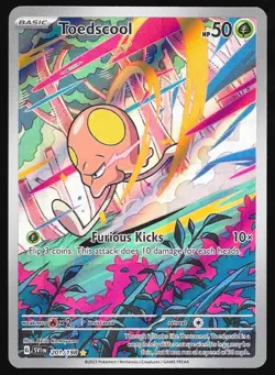 2023 Pokemon Toedscool IR 201/198 SV01: Scarlet & Violet Base Illustration Rare - Image 1