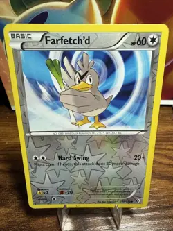 Pokemon TCG Farfetch'd 107/149 Reverse Holo Foil Sun and Moon LP #1 Deal - Image 1