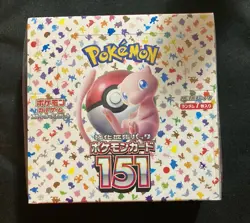 Pokemon sv2a 151 Japanese Booster Box Factory New Sealed - Image 1