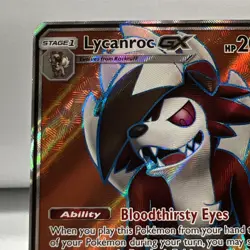 2017 Pokemon TCG Guardians Rising Lycanroc GX 138/145 Full Art NM One Owner - Image 2