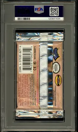 Pokemon 1999 WOTC 1st Edition Fossil Aerodactyl Sealed Booster Pack PSA 8 - Image 2