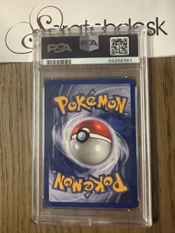 PSA 9 - Pokemon GYARADOS 7/130 - BASE SET 2 - FOIL Rare - Image 2