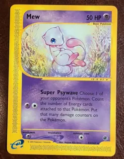 Mew #55/165 - Pokemon Expedition 2002 - Non-Holo Rare - Image 1