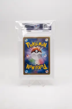 Pokemon Poncho-Wearing Pikachu Vulpix Japanese Holo Promo 038/SM-P PSA 10 - Image 2