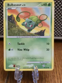 Pokemon TCG Bulbasaur Supreme Victors Platinum Common Card 93/147 - Image 1