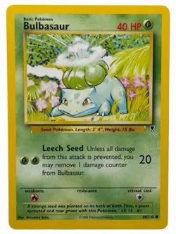 Bulbasaur - Legendary Collection 68/110 2002 - WOTC - Pokemon TCG - NM - Image 1