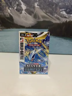 Pokemon Silver Tempest Build and Battle box Includes booster packs code - Image 1